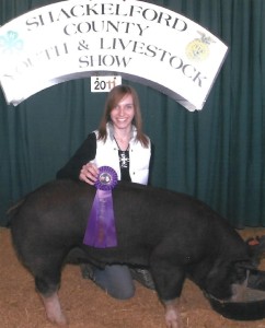 2011 Shackleford County Grand Champion BOPB shown by Autumn Owens