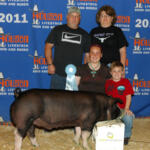 2011 Show Pig Winners